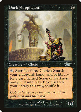 Dark Supplicant [Legions] | GnG Games