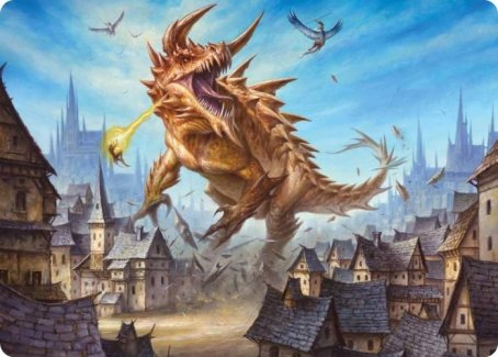 Tarrasque Art Card [Dungeons & Dragons: Adventures in the Forgotten Realms Art Series] | GnG Games