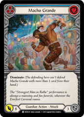 Macho Grande (Blue) [EVR029] (Everfest)  1st Edition Rainbow Foil | GnG Games