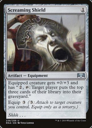 Screaming Shield [Ravnica Allegiance] | GnG Games
