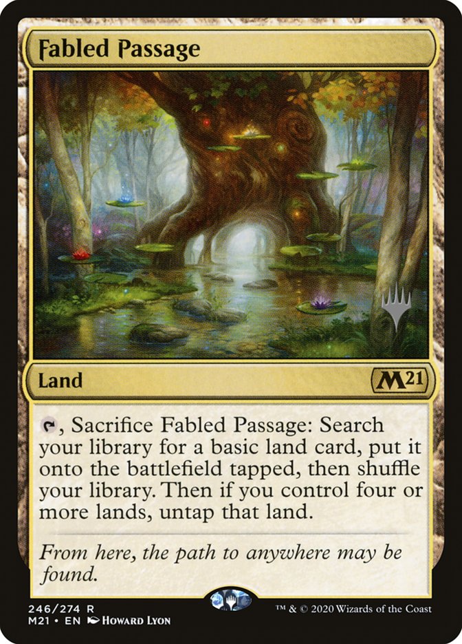 Fabled Passage (Promo Pack) [Core Set 2021 Promos] | GnG Games