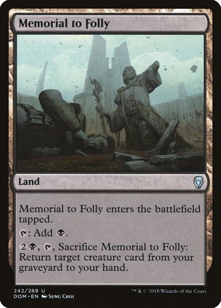 Memorial to Folly [Dominaria] | GnG Games