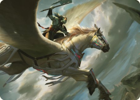 Cleaving Skyrider Art Card [Dominaria United Art Series] | GnG Games