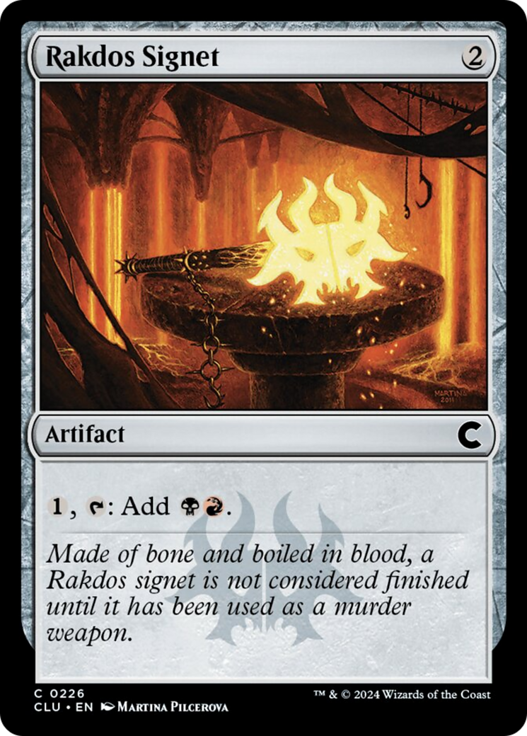 Rakdos Signet [Ravnica: Clue Edition] | GnG Games