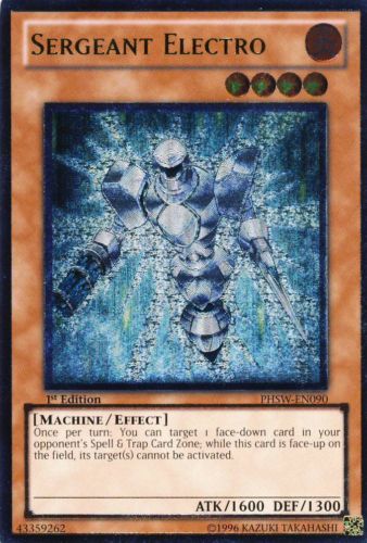 Sergeant Electro (UTR) [PHSW-EN090] Ultimate Rare | GnG Games