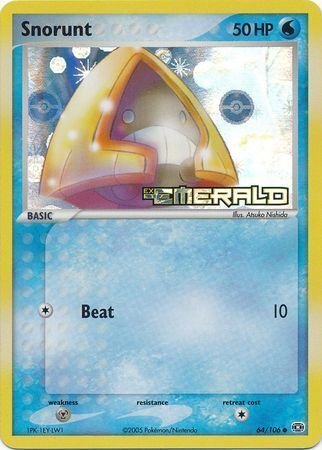 Snorunt (64/106) (Stamped) [EX: Emerald] | GnG Games