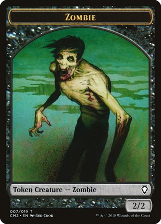 Zombie Token [Commander Anthology Volume II Tokens] | GnG Games
