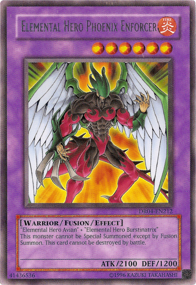 Elemental Hero Phoenix Enforcer [DR04-EN212] Rare | GnG Games