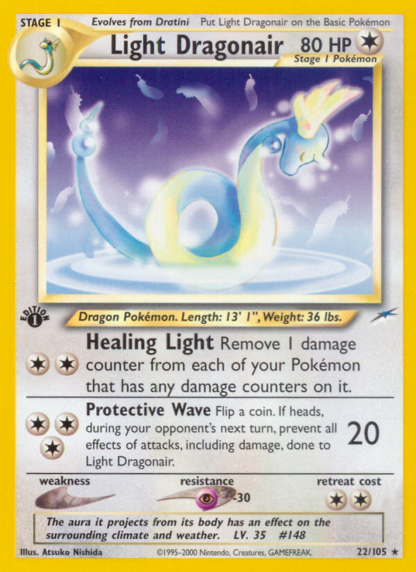 Light Dragonair (22/105) [Neo Destiny 1st Edition] | GnG Games