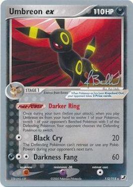 Umbreon ex (112/115) (Eeveelutions - Jimmy Ballard) [World Championships 2006] | GnG Games