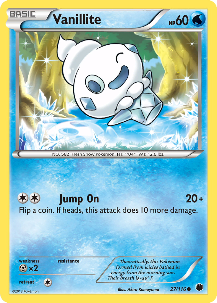 Vanillite (27/116) [Black & White: Plasma Freeze] | GnG Games