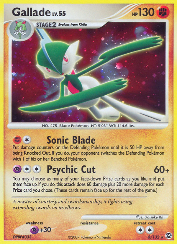 Gallade (6/132) [Diamond & Pearl: Secret Wonders] | GnG Games