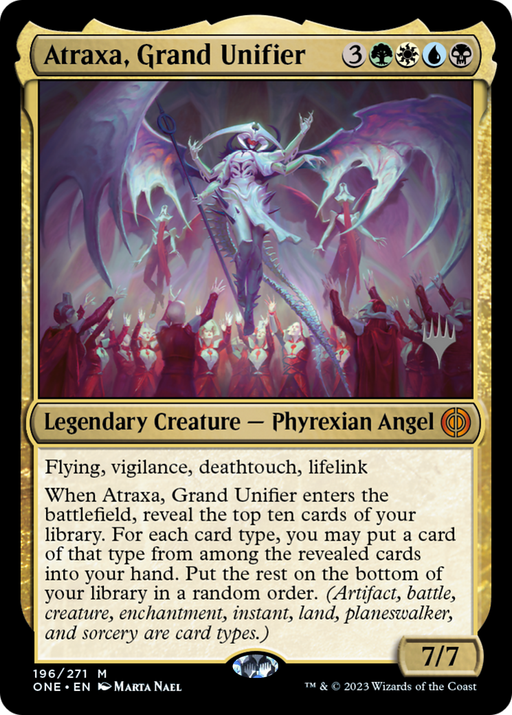 Atraxa, Grand Unifier (Promo Pack) [Phyrexia: All Will Be One Promos] | GnG Games