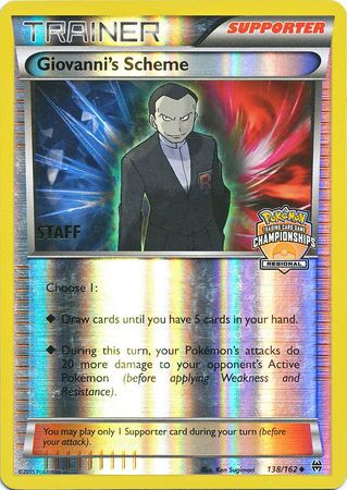 Giovanni's Scheme (138/162) (Championship Promo Staff) [XY: BREAKthrough] | GnG Games