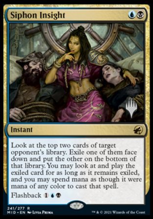 Siphon Insight (Promo Pack) [Innistrad: Midnight Hunt Promos] | GnG Games