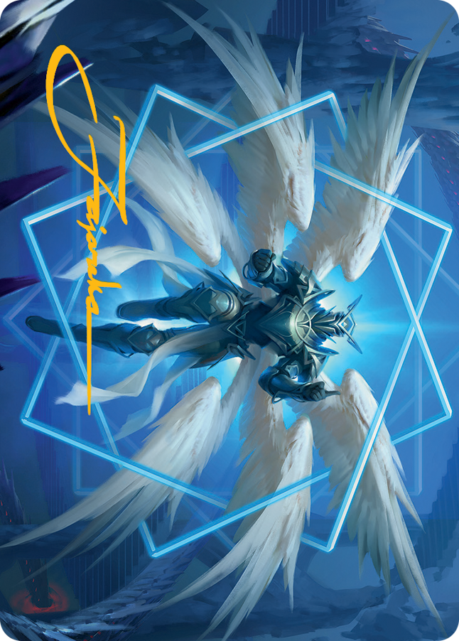 Vertex Paladin Art Card (Gold-Stamped Signature) [March of the Machine Art Series] | GnG Games