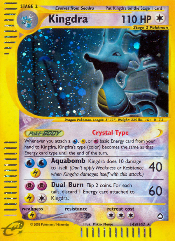 Kingdra (148/147) [Aquapolis] | GnG Games