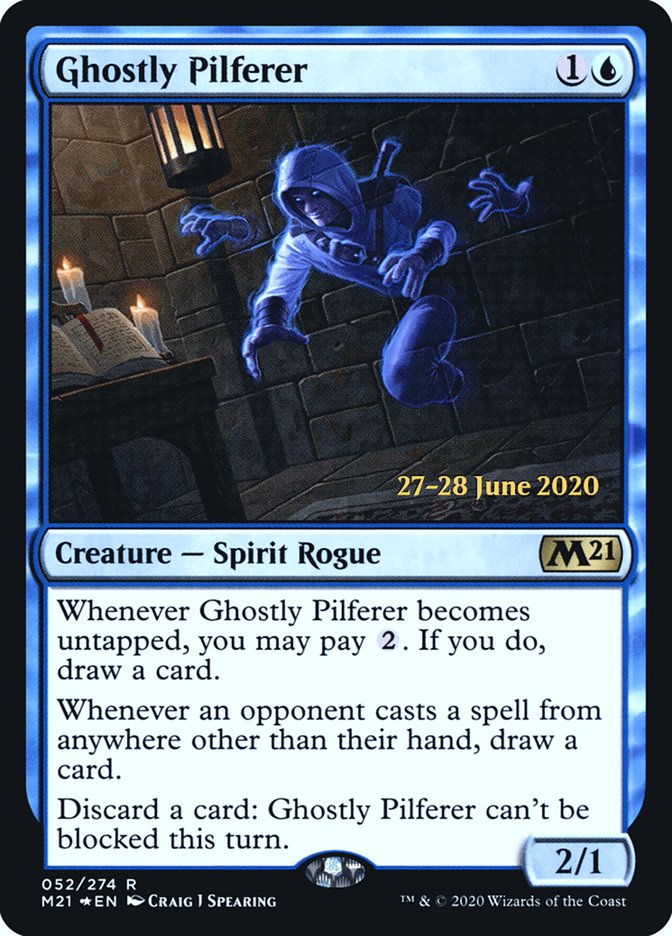 Ghostly Pilferer  [Core Set 2021 Prerelease Promos] | GnG Games