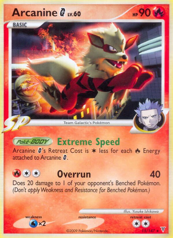 Arcanine G (15/147) (Theme Deck Exclusive) [Platinum: Supreme Victors] | GnG Games