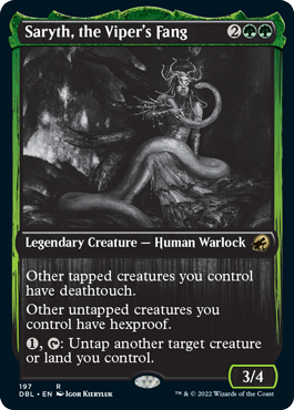 Saryth, the Viper's Fang [Innistrad: Double Feature] | GnG Games