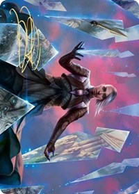 Behold the Multiverse Art Card (Gold-Stamped Signature) [Kaldheim: Art Series] | GnG Games