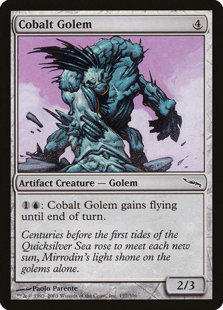 Cobalt Golem [Mirrodin] | GnG Games