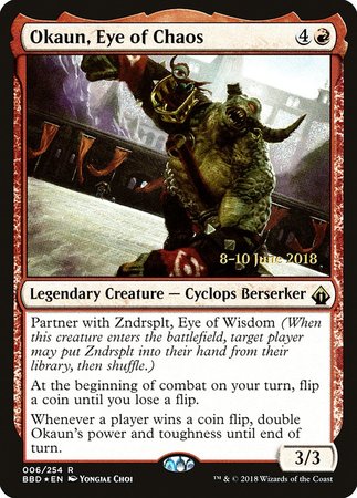 Okaun, Eye of Chaos [Battlebond Promos] | GnG Games