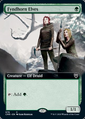 Fyndhorn Elves (Extended Art) [Commander Legends] | GnG Games