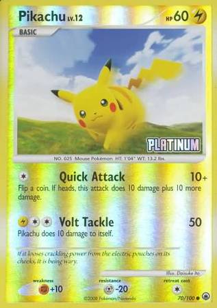 Pikachu (70/100) [Burger King Promos: 2009 Collection] | GnG Games