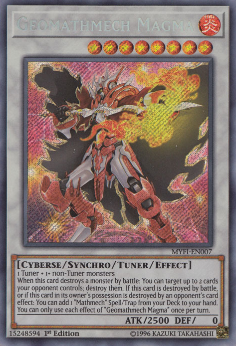 Geomathmech Magma [MYFI-EN007] Secret Rare | GnG Games