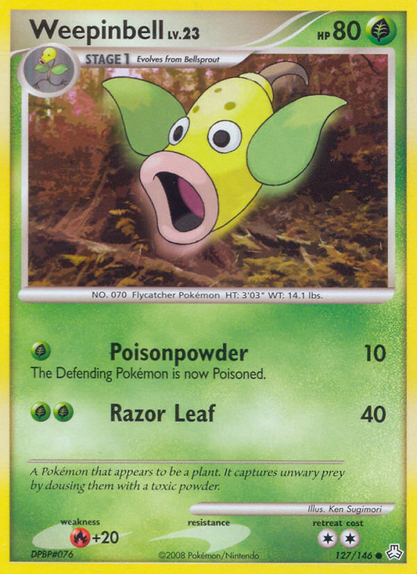 Weepinbell (127/146) [Diamond & Pearl: Legends Awakened] | GnG Games