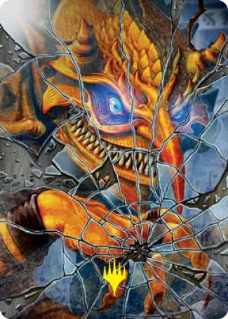 Reflection of Kiki-Jiki Art Card (Gold-Stamped Signature) [Kamigawa: Neon Dynasty Art Series] | GnG Games