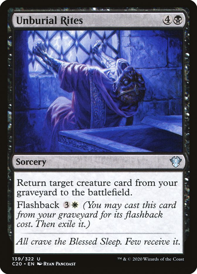Unburial Rites [Commander 2020] | GnG Games