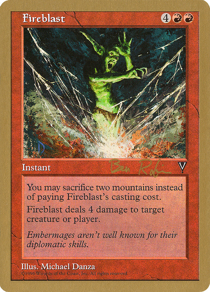 Fireblast (Ben Rubin) [World Championship Decks 1998] | GnG Games