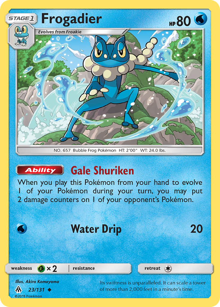 Frogadier (23/131) [Sun & Moon: Forbidden Light] | GnG Games