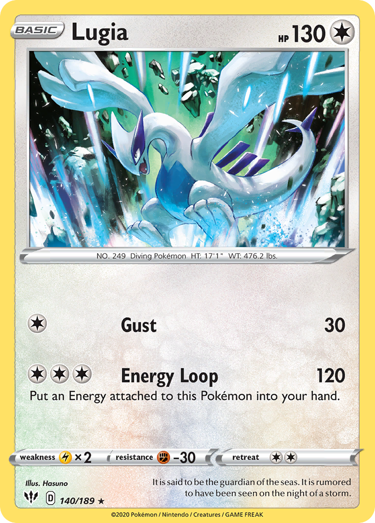 Lugia (140/189) [Sword & Shield: Darkness Ablaze] | GnG Games