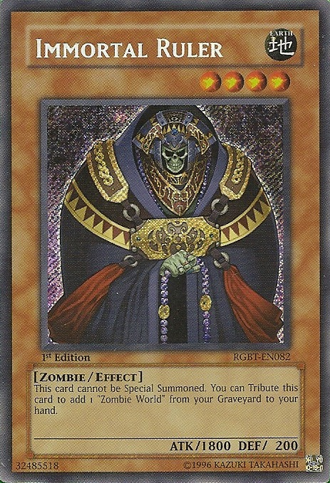 Immortal Ruler [RGBT-EN082] Secret Rare | GnG Games