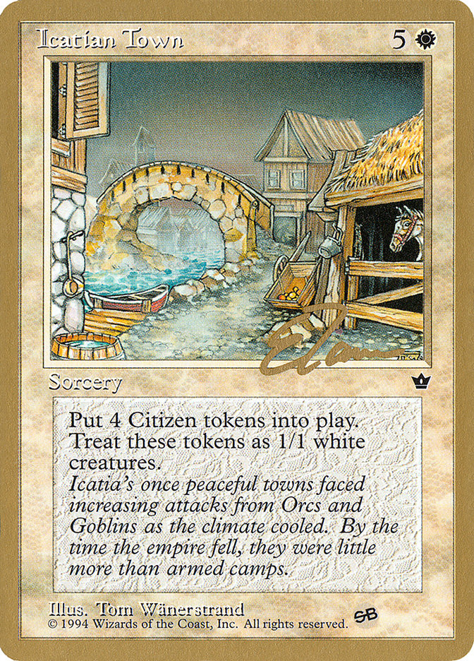 Icatian Town (Eric Tam) (SB) [Pro Tour Collector Set] | GnG Games