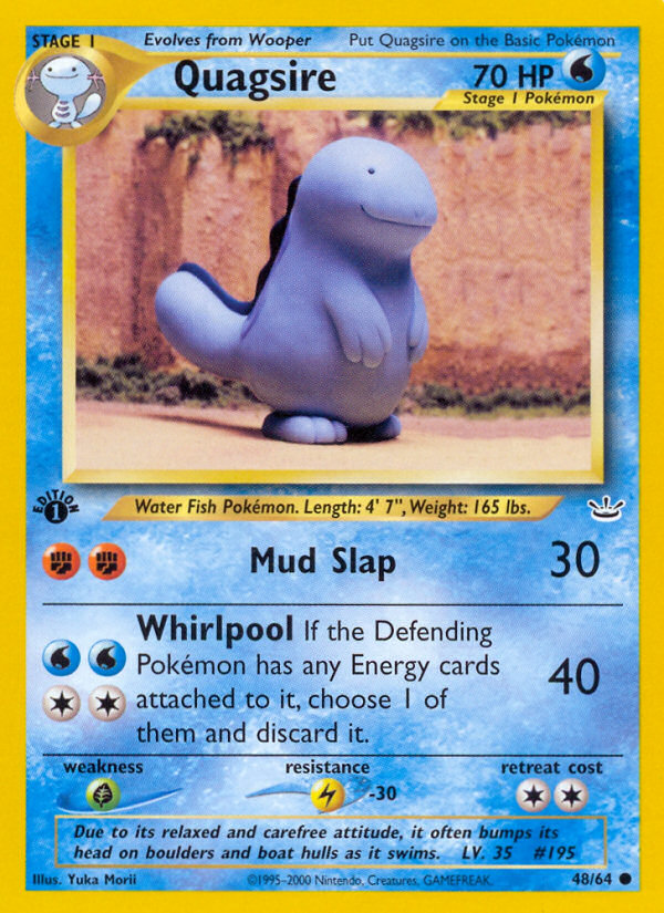 Quagsire (48/64) [Neo Revelation 1st Edition] | GnG Games