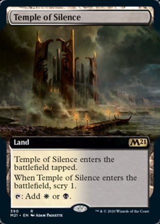 Temple of Silence (Extended Art) [Core Set 2021] | GnG Games