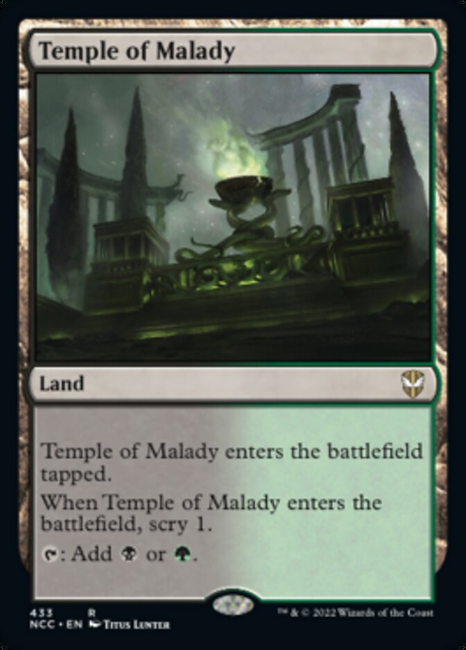 Temple of Malady [Streets of New Capenna Commander] | GnG Games