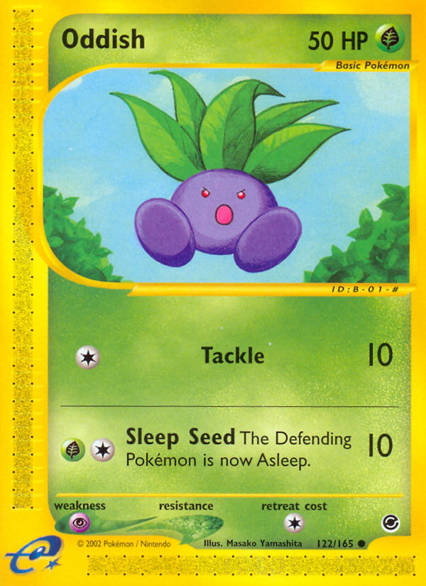 Oddish (122/165) [Expedition: Base Set] | GnG Games