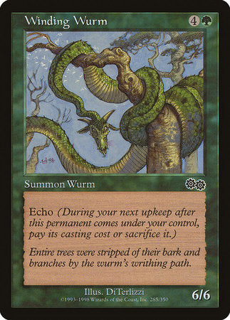 Winding Wurm [Urza's Saga] | GnG Games