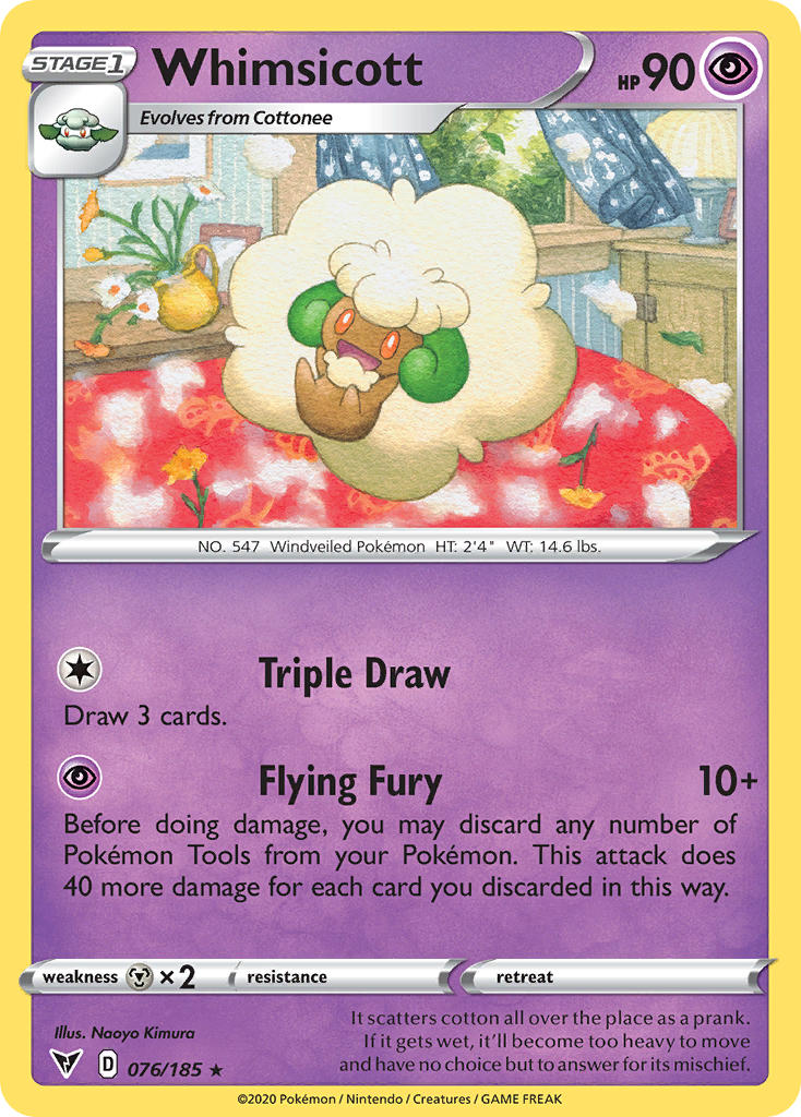 Whimsicott (076/185) [Sword & Shield: Vivid Voltage] | GnG Games