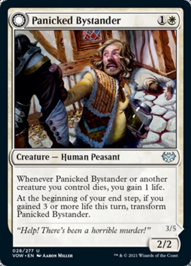 Panicked Bystander // Cackling Culprit [Innistrad: Crimson Vow] | GnG Games