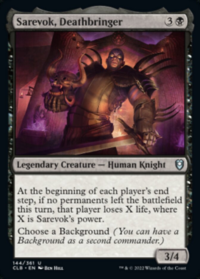 Sarevok, Deathbringer [Commander Legends: Battle for Baldur's Gate] | GnG Games
