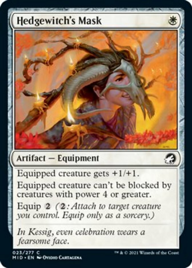 Hedgewitch's Mask [Innistrad: Midnight Hunt] | GnG Games