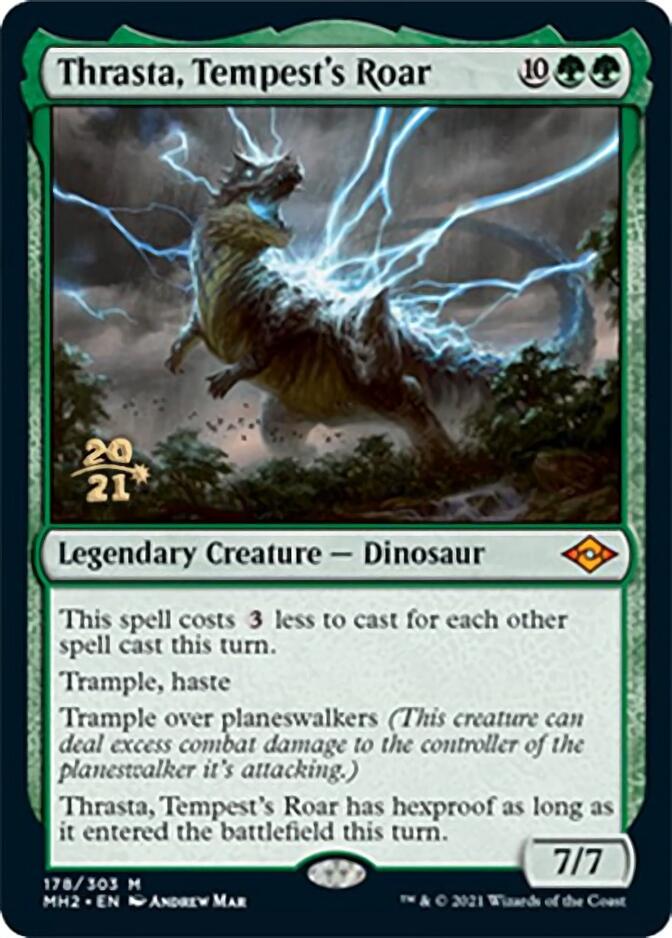 Thrasta, Tempest's Roar [Modern Horizons 2 Prerelease Promos] | GnG Games