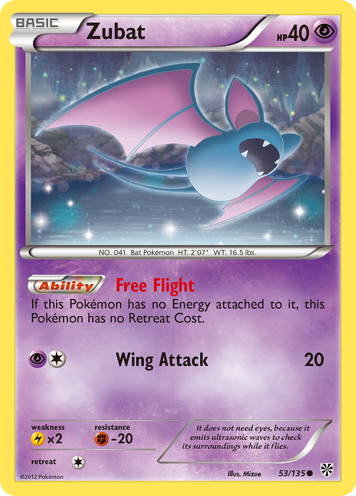 Zubat (53/135) [Black & White: Plasma Storm] | GnG Games