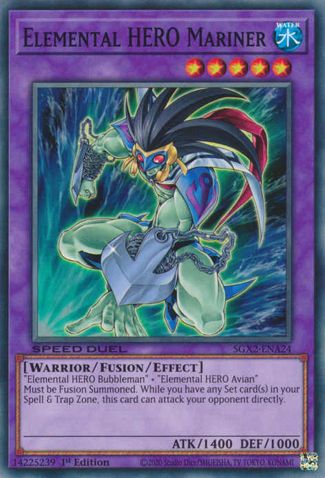Elemental HERO Mariner [SGX2-ENA24] Common | GnG Games
